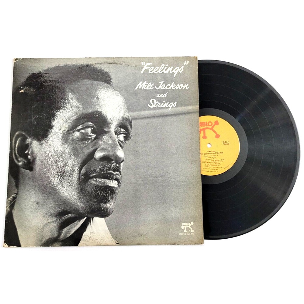 MILT JACKSON - FEELINGS - JAZZ LP /  PABLO "GOLD STAMPED‎ NOT FOR RESALE*